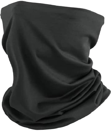 THRIFTKART - Bandana for Men & Women, Sun Protection, Soft, Breathable omes with Cool Lightweight, Windproof, Breathable Material, Fishing Hiking Running Cycling, Black (PACKE 0F 1)