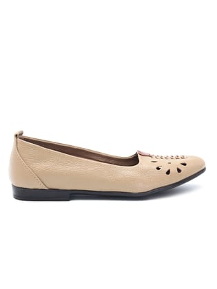 Delco Casual Flat heel Belly-36 / Beige