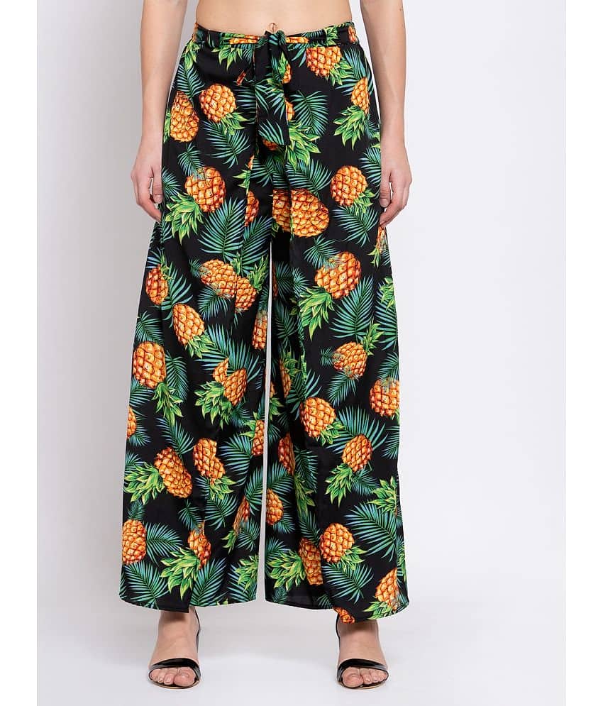 Klotthe Multicolor Cotton Straight Women's Palazzos ( Pack of 1 )