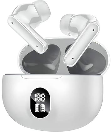 VEhop YO YO PODS Bluetooth True Wireless (TWS) In Ear 36 Hours Playback Low Latency,Powerfull bass IPX4(Splash & Sweat Proof) White