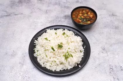 Chole Chawal With Boondi Raita