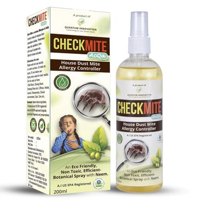 Dust Mite Allergy Control Spray  CHECKMITE 200 ML