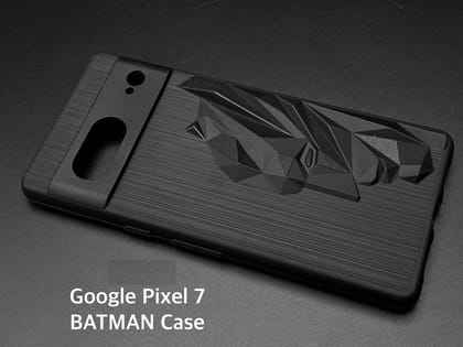 Superhero Engraved Logo Silicon Case For Google Pixel 7