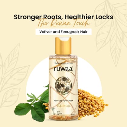 ruwaa Vetiver & Fenugreek Hair Oil
