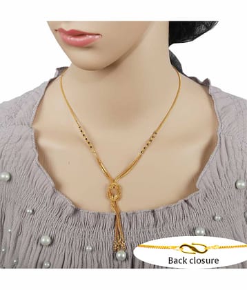 Darshini Designs Gold Plated Daily Wear Traditional Designs Mangalsutra Chain For Women with 18 Inches long Chain