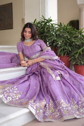 Premium Designer Sequins Embroidered Readymade Lehenga choli Set Premium Designer Sequins Embroidered Readymade Lehenga choli Set