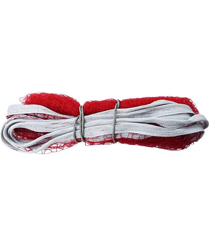 M Dona Sports Red and White Net