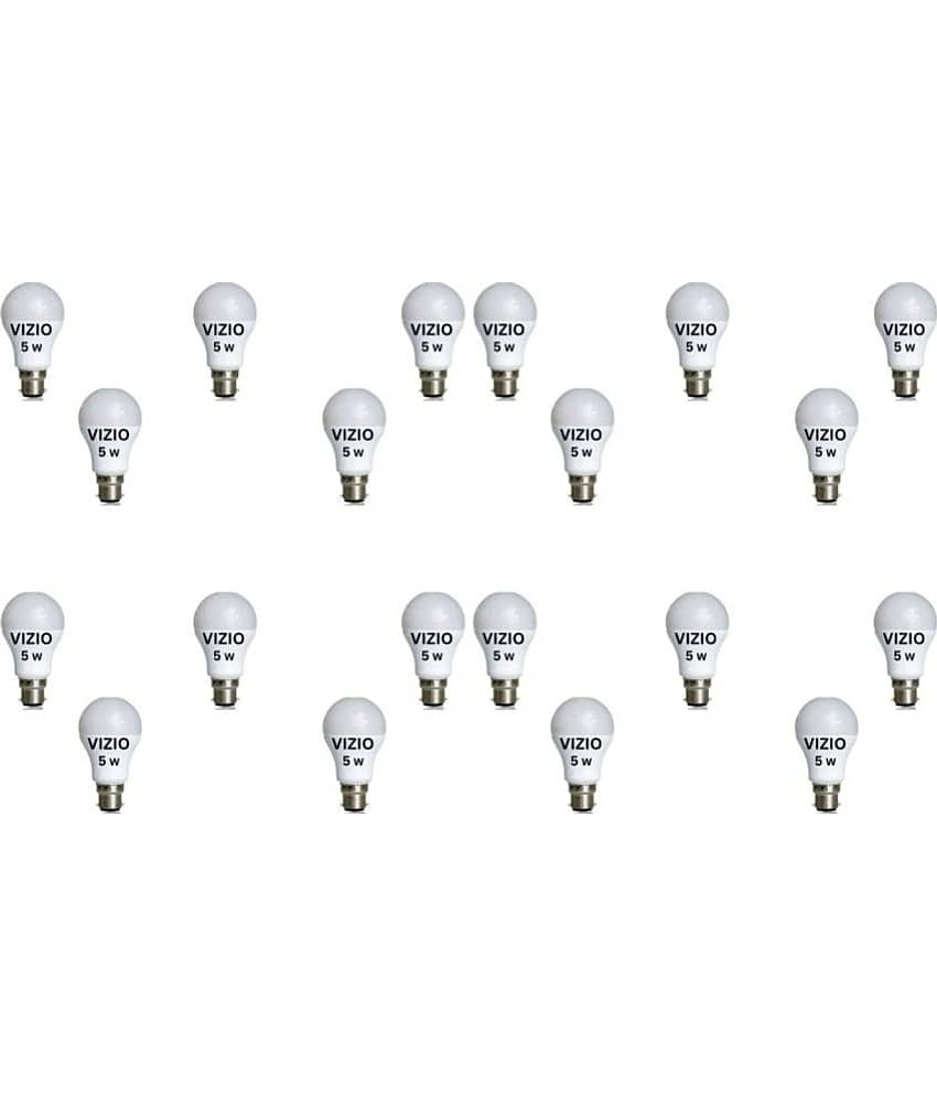 Vizio 5W Warm White LED Bulb ( Pack of 20 )