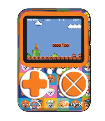 Sameo SG3000 Paw Patrol Edition Handheld Video Game Console, Retro Mini Game with 500 Classic Retro Game TV Compatible for Kids, Rechargeable - Zuma Orange Sameo SG3000 Paw Patrol Edition Handheld Video Game Console, Retro Mini Game with 500 Classic Retro Game TV Compatible for Kids, Rechargeable - Zuma Orange