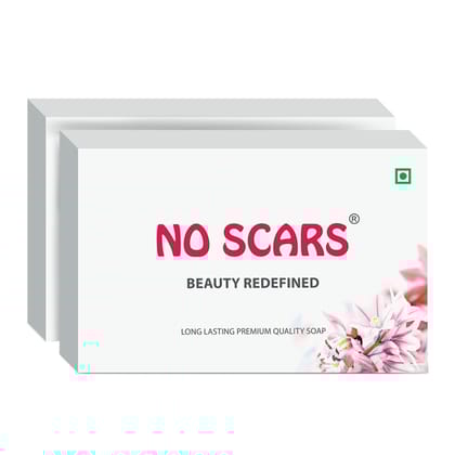 No Scars Premium Bathing Bar | Beauty Soap For Clean And Moisturized Skin 150g-Pack of 2