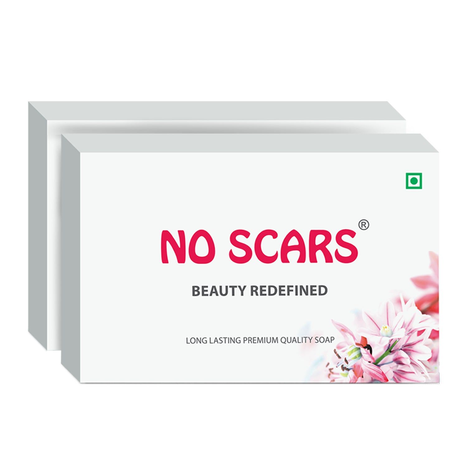 No Scars Premium Bathing Bar | Beauty Soap For Clean And Moisturized Skin 150g-Pack of 2