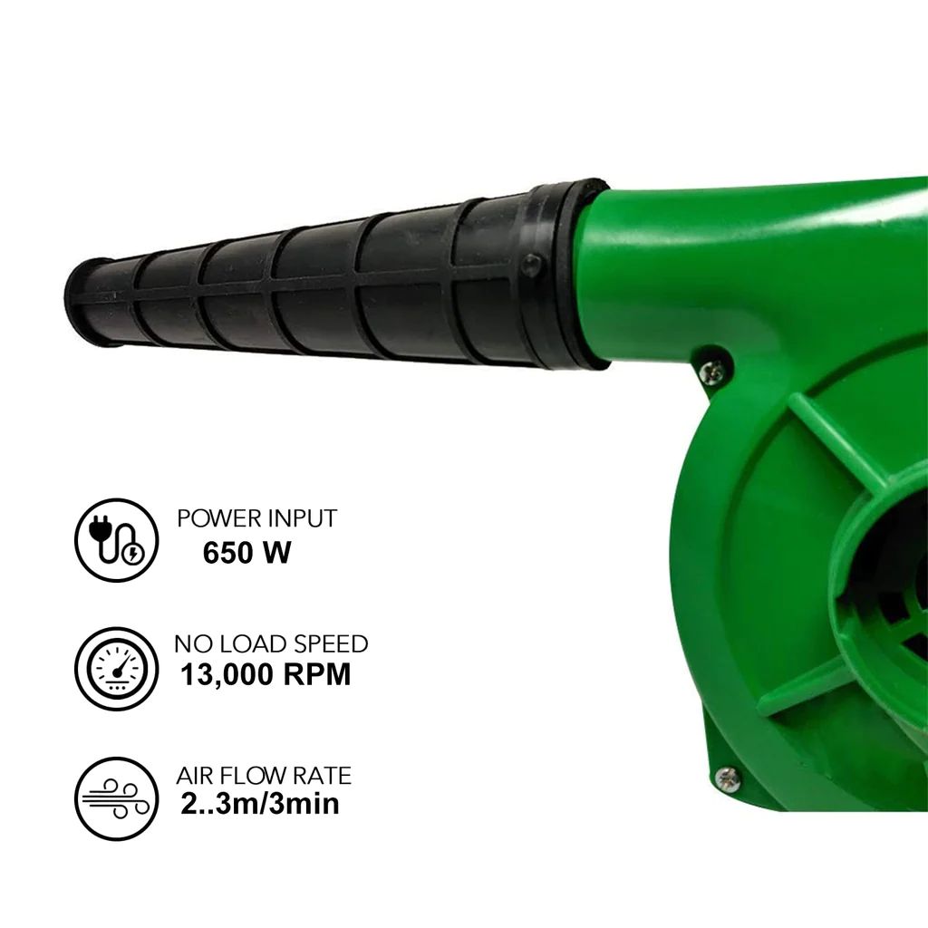 Electric Air Blower 650 Watt For Cleaning Dust At Home, Office, Car by RUHI
