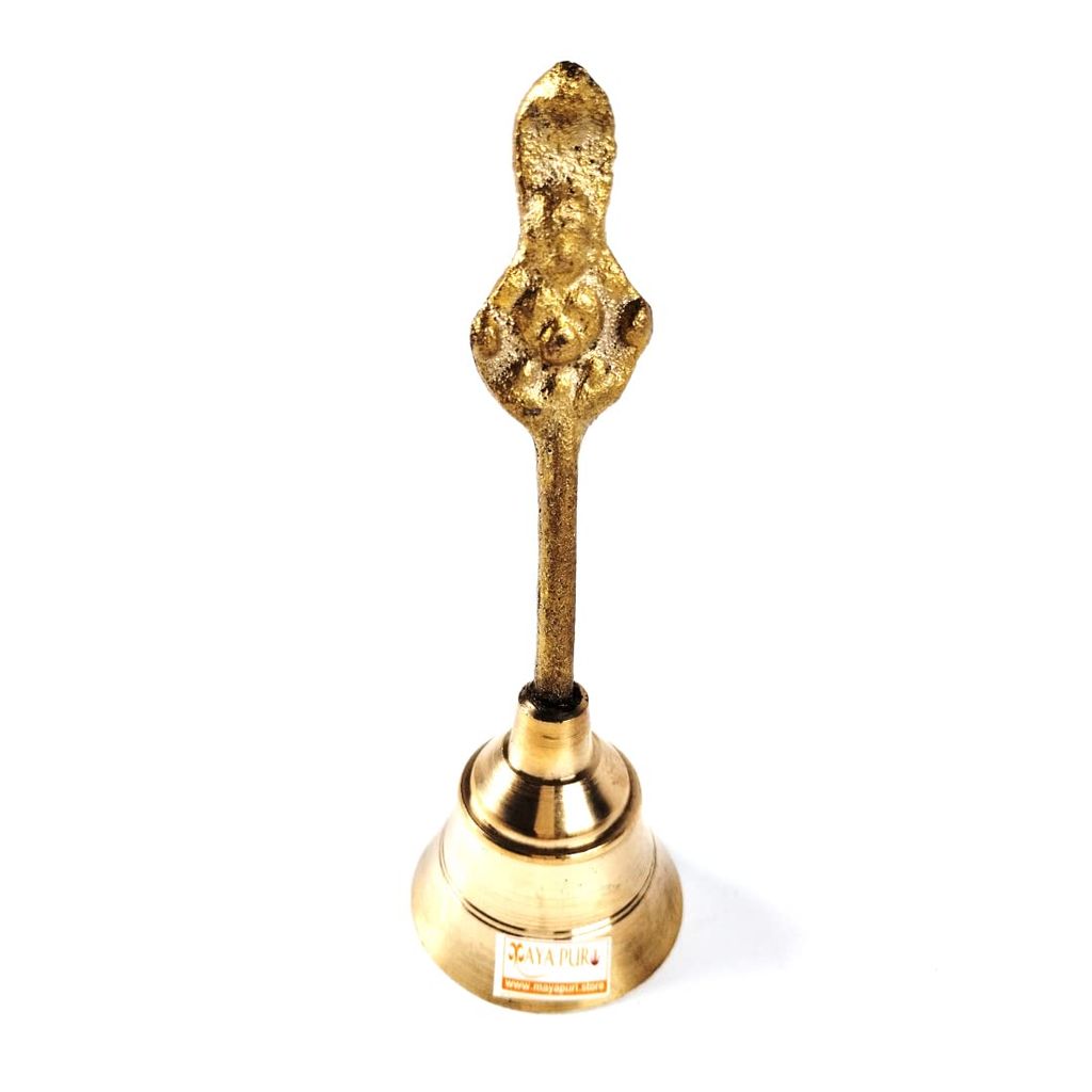 MAYAPURI Brass Puja Ghanta | Pooja Pital Ghanti | Mandir Bell, Standard Size - Pooja Needs | Buy online on ZillyBuy