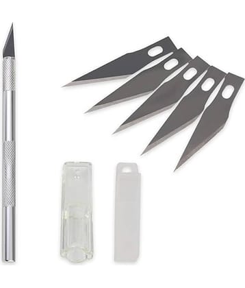 FREEDY Surgical Detail Pen Knife for Carving Mat Cutting Paper Cardboard Sheets Thermocol Craft Razor Cutter Blade