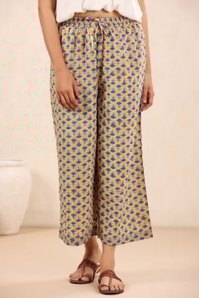 Maheen Riza Booti Cotton Palazzo-XXL