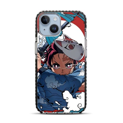 Tanjiro Water Breathing 1.0 Demon Slayer Anime iPhone 14 Stride Phone Case-Stride