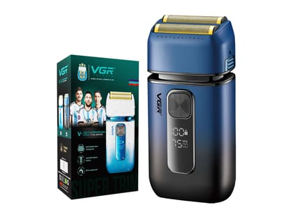 VGR V-362 Professional Shaver For Men (White, Blue)
