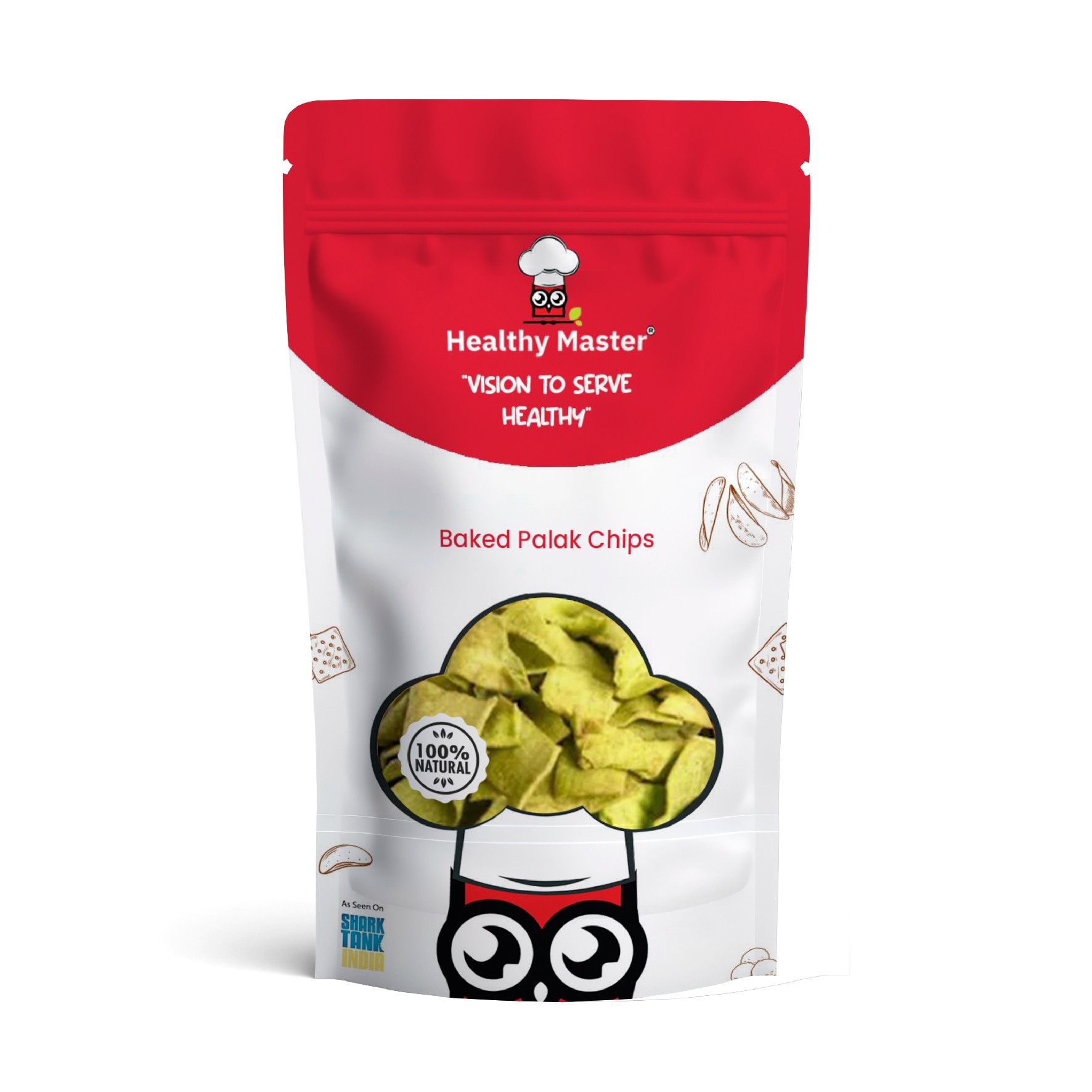 Healthy Master Baked Palak Chips 100g