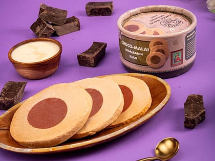 Choco+Malai Jugalbandi Slice Kulfi (Pack of 3)