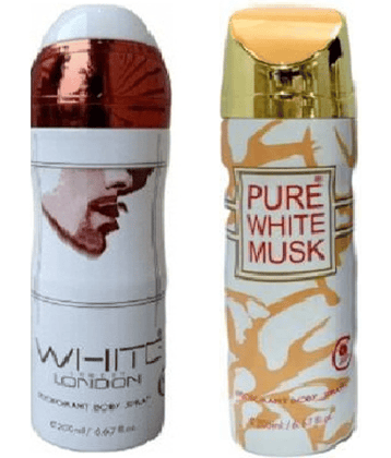 St Louis WHITE LONDON , PURE WHITE MUSK Body Spray - For Men & Women