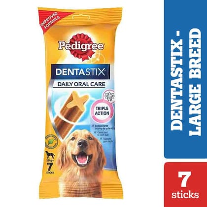 Pedigree Dentastix Oral Care Adult Large Breed (25+ kg) Dog Treat 270g Pedigree Dentastix Oral Care Adult Large Breed (25+ kg) Dog Treat 270g