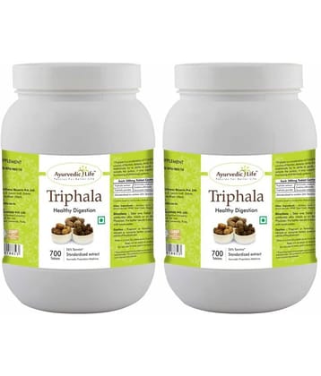 Ayurvedic Life Triphala Tablets 700 no.s Pack of 2