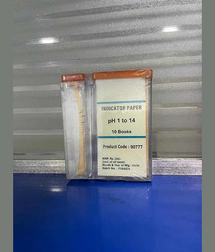 INDICATOR PAPER pH 1TO 14 10BOOKS