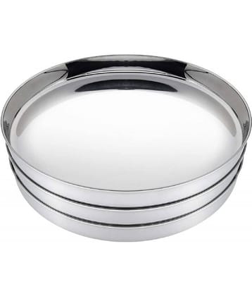 SAGER 3 Pcs Stainless Steel Full Plate