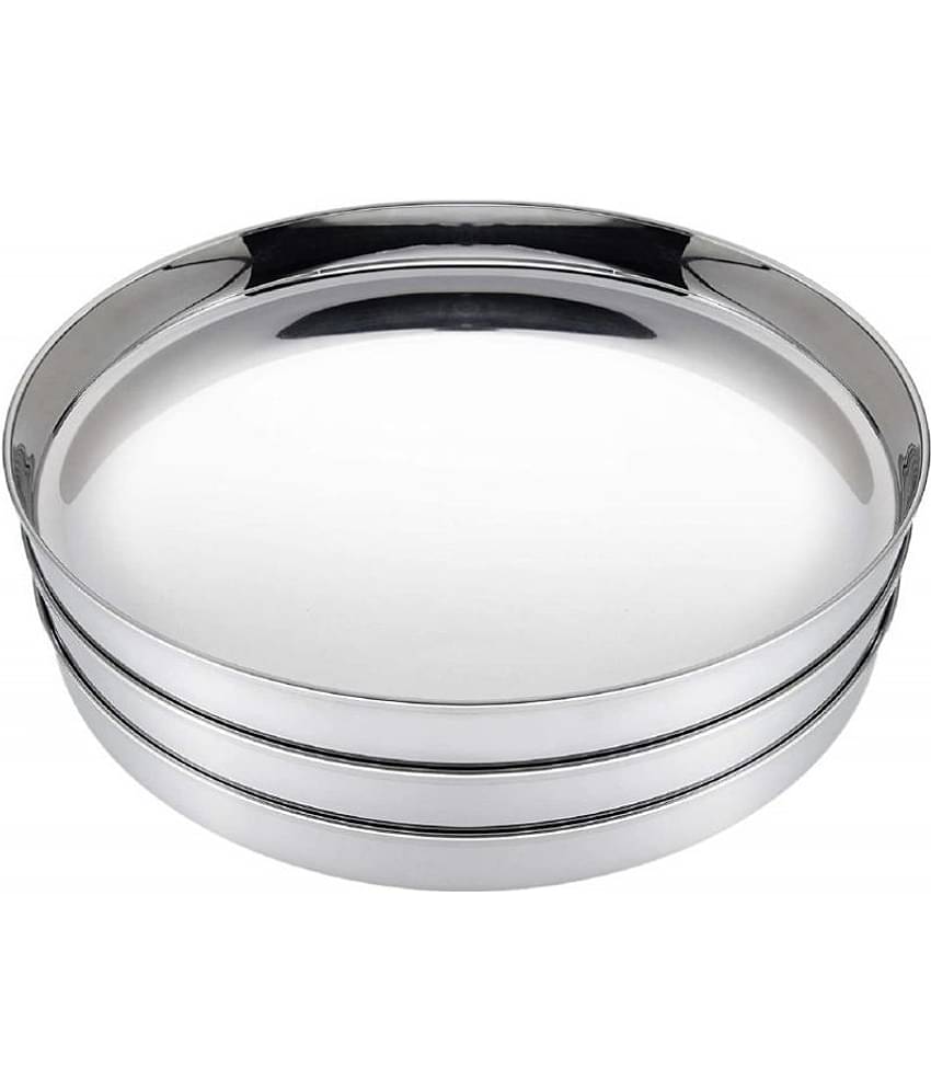 SAGER 3 Pcs Stainless Steel Full Plate