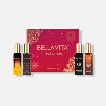 Luxury Perfume Gift Set For Men - 4 x 20ml