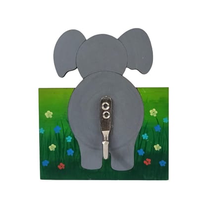 Penkraft Decor Delights | Stylish Pooh Animal Wall Hooks Set of 2 | Versatile Wall Hooks for Keys, Coats, and More |Gift for Home Decor (Elephant)