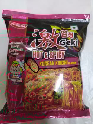 Nissin Hot & spicy Korean kimchi Nissin Hot & spicy Korean kimchi