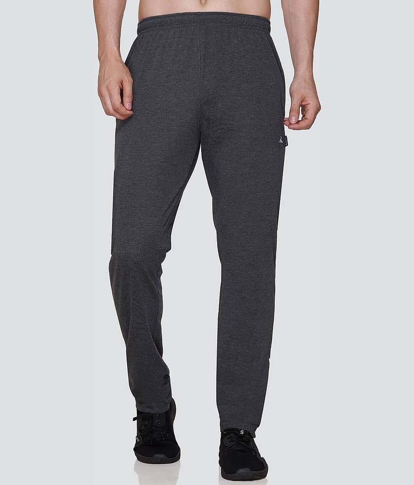 Zeffit Charcoal Cotton Blend Men's Sports Trackpants ( Pack of 1 )