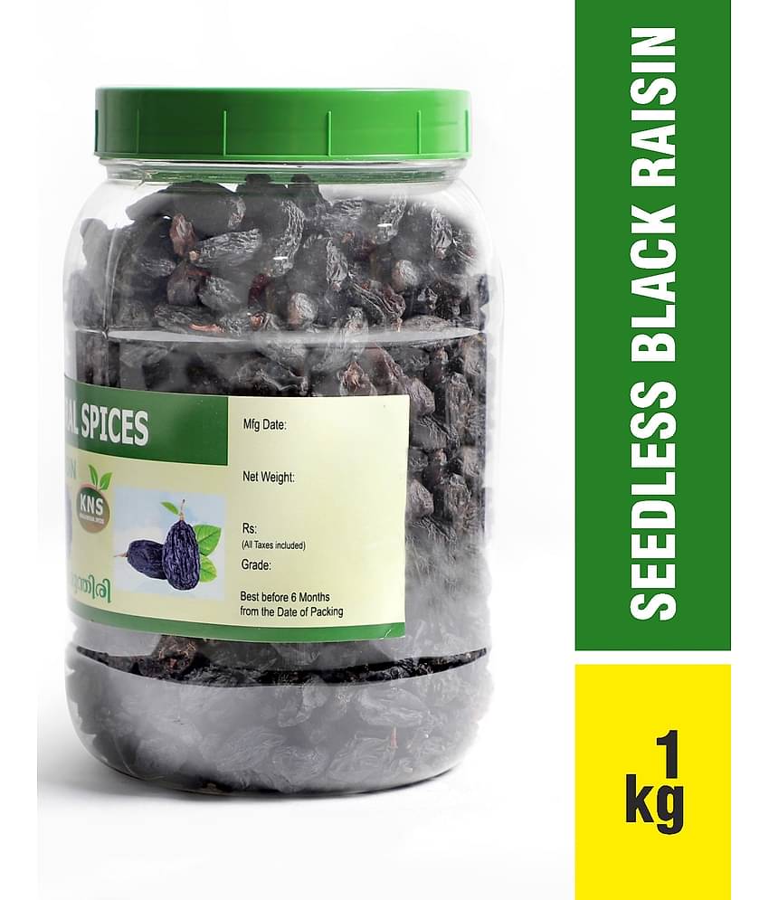 KERALA NATURAL 1kg Black Raisin seedles1kg