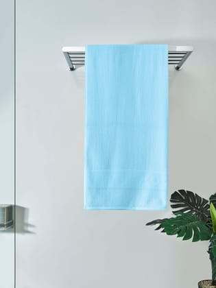 DDECOR - Ace Collection 100% Cotton Bomboo    Bath Towel |40 CM X 60 CM| - Blue