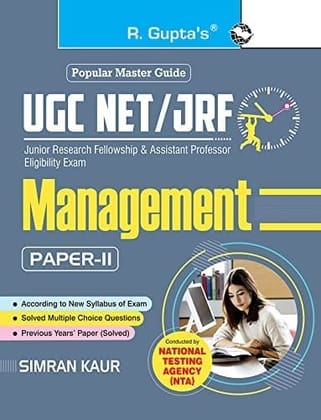 NTA-UGC-NET/JRF: Management (Paper II) Exam Guide [Paperback] [Mar 25, 2025] Simran Kaur