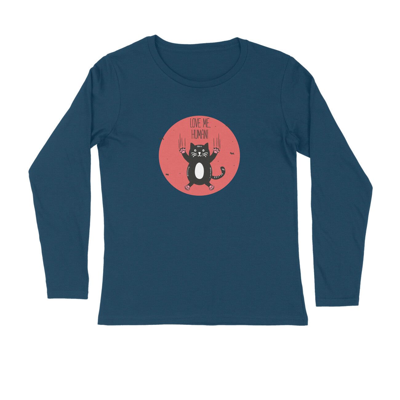Full Sleeves Round Neck (Men) - Love Me, Human (6 Colours)