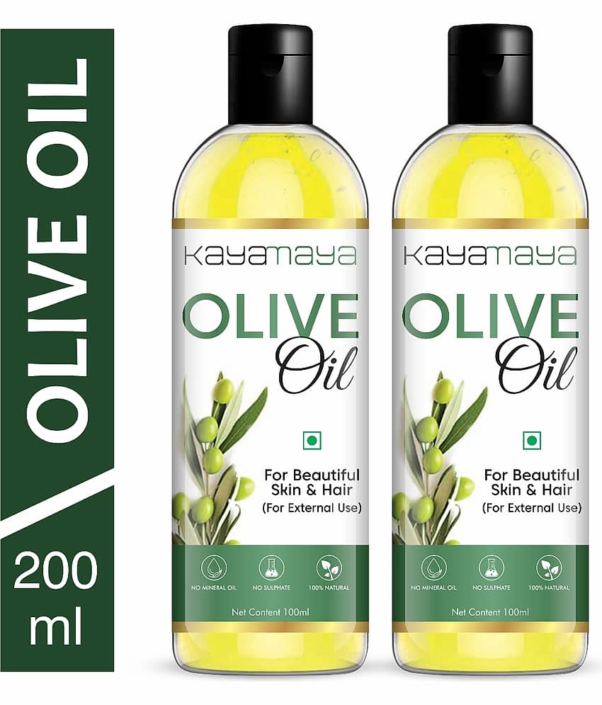 Pure Olive Carrier Oil - Cold Pressed- 100 ml - Moisturizes & Hydrates Skin