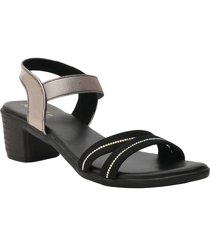 Ajanta - Black Women's Sandal Heels