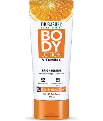 DR.RASHEL Vitamin C Moisturizing Lotion for clear skin All Skin Type (200ml, Pack of 1)