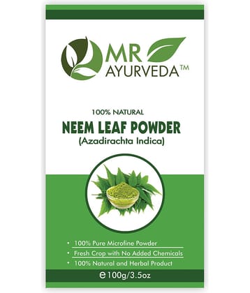MR Ayurveda Organic Neem Powder Face Pack Masks 100 gm