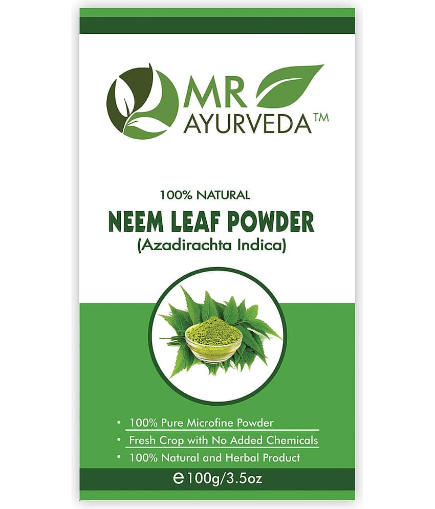 MR Ayurveda Organic Neem Powder Face Pack Masks 100 gm
