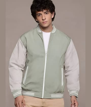 PLUS PARADISE Polyester Men's Windcheater Jacket - Green ( Pack of 1 )