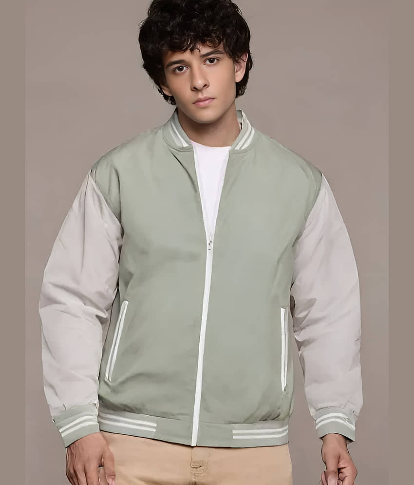 PLUS PARADISE Polyester Men's Windcheater Jacket - Green ( Pack of 1 )