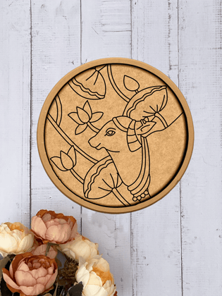 Dbeautify's Pichwai Cow Wall Plate