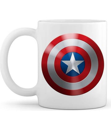 thrifkart - White Ceramic Coffee Mug ( Pack of 1 )