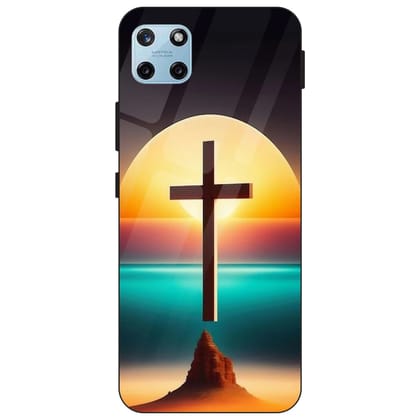 Jesus Christ - Glass Case For Realme Models-Realme 2