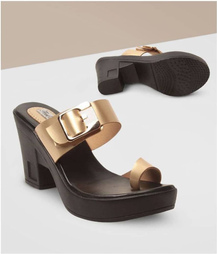 Feel It -  Black Women's Block Heel Heels