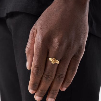 CRYPT RING (GOLD)-S