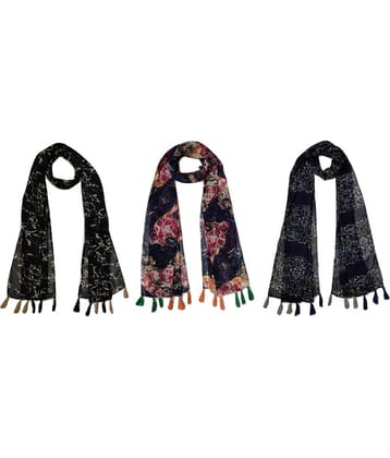 stolevilla Multi Printed Poly Cotton Yarn Stoles